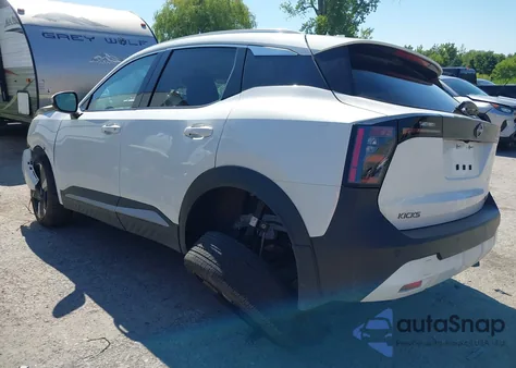 2025 Nissan Kicks Sr Intelligent Awd z USA, uszkodzony, nr VIN 3N8AP6DB2SL327508